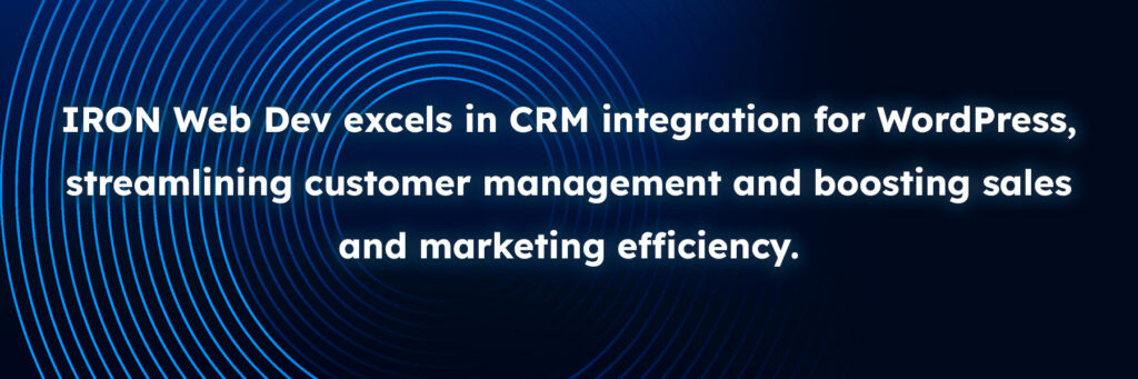 WordPress CRM Integration