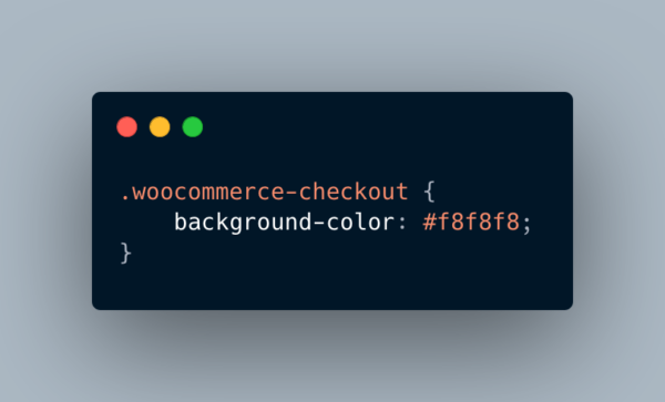 WooCommerce Custom Checkout Background