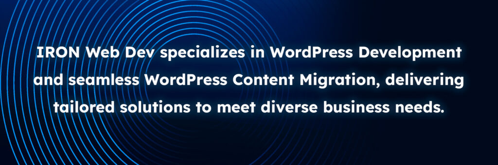 WordPress Content Migration